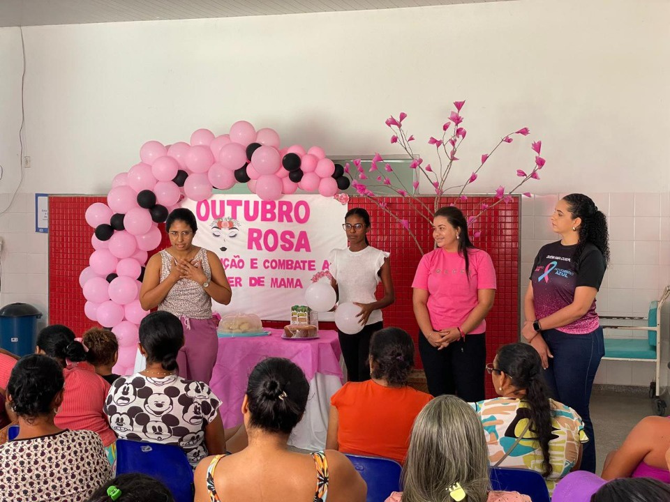 Ações do Outubro Rosa chegam à unidade Maria do Céu