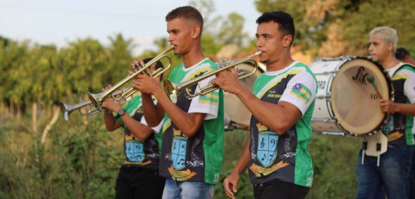 Banda Musical São Félix de Cantalício se apresenta na Festa de Bom Jesus Senhor dos Pobres