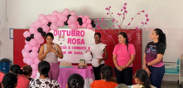 Ações do Outubro Rosa chegam à unidade Maria do Céu