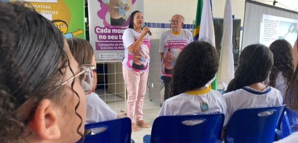 Campanha de Prevenção à Gravidez na Adolescência encerra com ação no Centro de Excelência Dr. Leandro Maciel