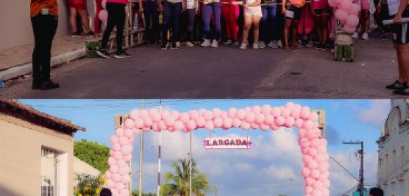 Corrida do Bem movimenta mulheres pacatubenses em prol do Outubro Rosa